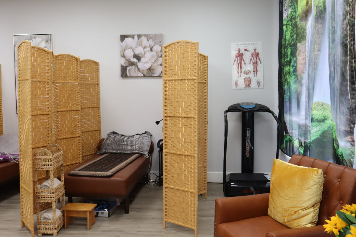 A treatment room at Island of Health