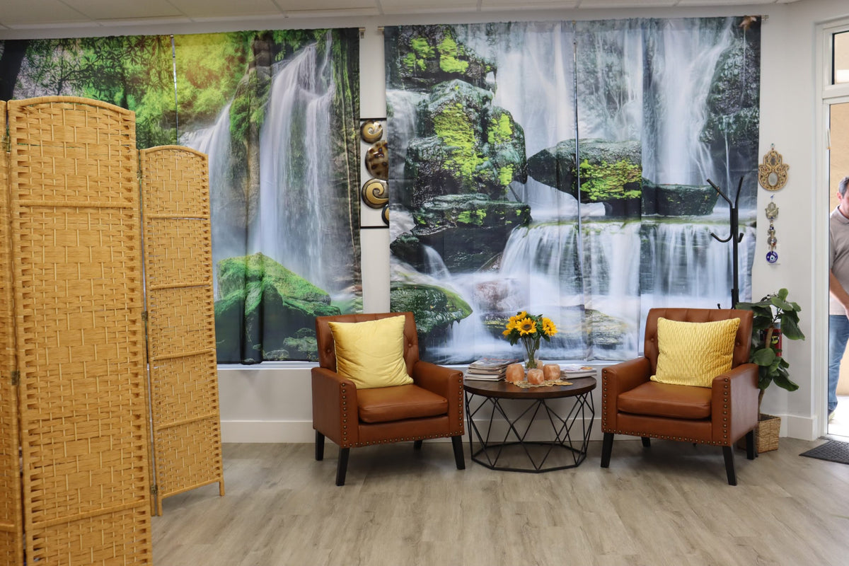 The lobby at Island of Health, Deerfield Beach
